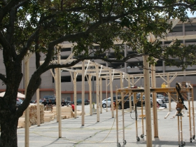 Moire Pavilion Construction
