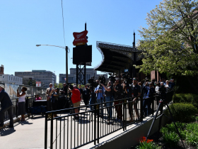 Baird Center Topping Off Crowd