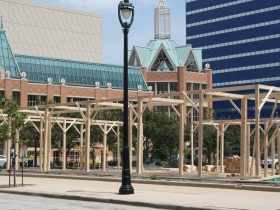 Moire Pavilion Construction