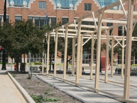 Moire Pavilion Construction