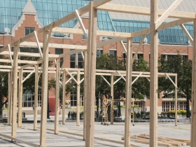 Moire Pavilion Construction