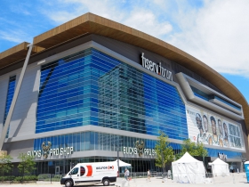 Outside of Fiserv Forum