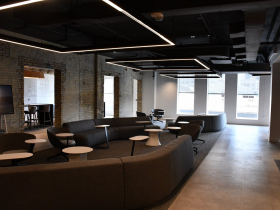 Exposed Cream City Brick at Fiserv HQ