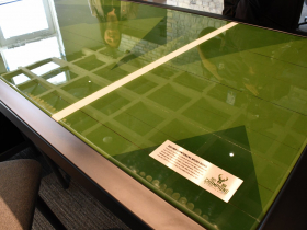 Fiserv Forum Championship Court Turned Into Table at Fiserv HQ