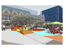 The Spot 4MKE - Renderings for Semi-Permanent Installation