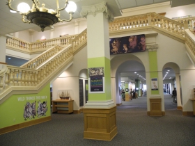 The front lobby of the Central Library