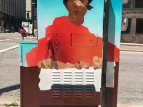 Utility Box Mural at 700 N. 6th St.