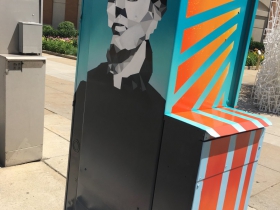 Utility Box Mural at 700 N. 6th St.