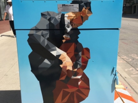 Utility Box Mural at 703 N. 2nd St.