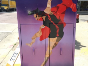 Utility Box Mural at 703 N. 2nd St.