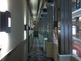 Stainless flues were and copper kettles.