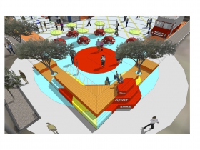 The Spot 4MKE - Renderings for Semi-Permanent Installation