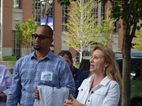 Joaquín Altoro (left) and Maggie Kuhn Jacobus (right)