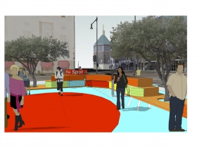 The Spot 4MKE - Renderings for Semi-Permanent Installation