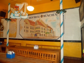 Back room in the Old German Beer Hall