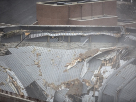 Bradley Center Roof Demolition
