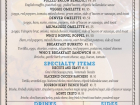 Brunch Menu