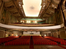 Center stage looking back