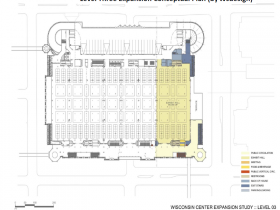 Convention Center Conceptual Expansion Plan - Level 3