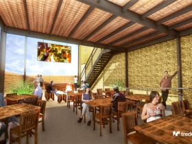 Rendering of proposed tavern at 324 W.State St.
