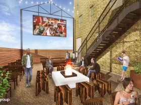 Rendering of proposed tavern at 324 W.State St.
