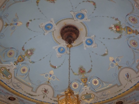 The Belvedere's ceiling.