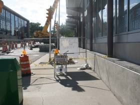 Sidewalk Closed.