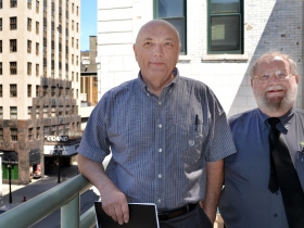 Myron Heaton and John Letterman