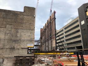 Grand Warner Theatre Wall Move