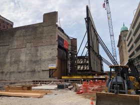 Grand Warner Theatre Wall Move