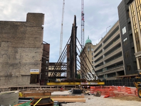 Grand Warner Theatre Wall Move