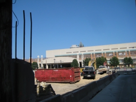 View of the Convention Center.