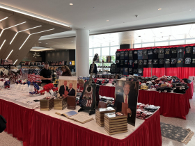 Merch Booth for RNC at Baird Center
