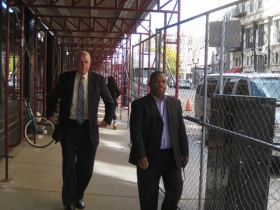 Here comes the Mayor.