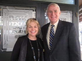 Beth Weirick and Tom Barrett.