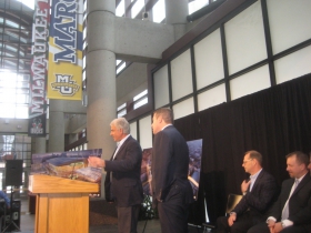 Michael Fascitelli heads to the mic.