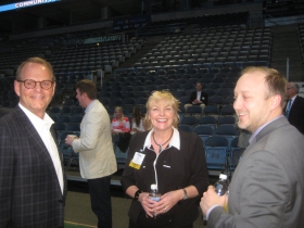 Greg Uhen, Beth Weirick, and Ashley Booth