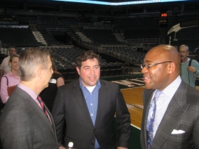 Peter Feigin [m] and Cory L. Nettles [r].