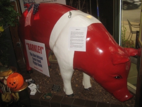 Barkley the pig