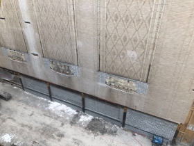 Base of Moved Wall
