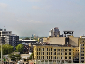 Looking south from the ASQ (Gimbels) Building.