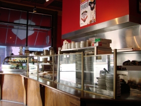 The kitchen in Upper 90.