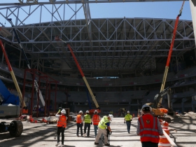 Inside the New Bucks Arena