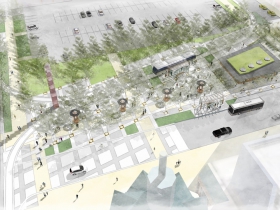 Vel R. Phillips Plaza Rendering