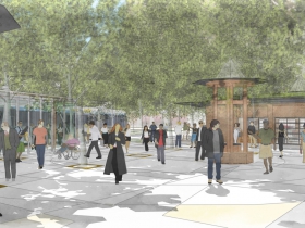 Vel R. Phillips Plaza Rendering