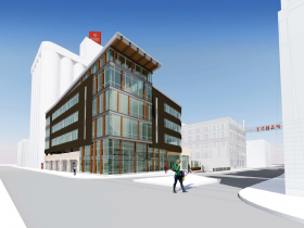 Pabst Business Center Rendering Looking Northeast
