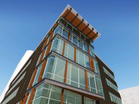 Pabst Business Center Rendering Pedestrian View