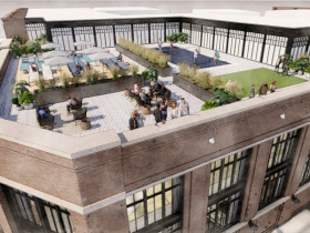 Roof deck for Block 5 Apartments