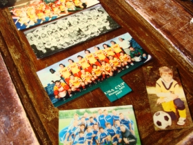 Soccer table.