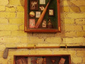 Vintage sports objects.